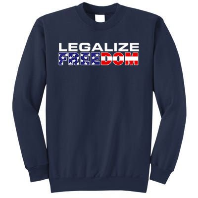 Legalize Freedom Republican American Flag I Voted For Trump Sweatshirt