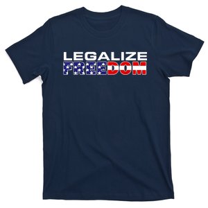 Legalize Freedom Republican American Flag I Voted For Trump T-Shirt