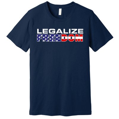 Legalize Freedom Republican American Flag I Voted For Trump Premium T-Shirt