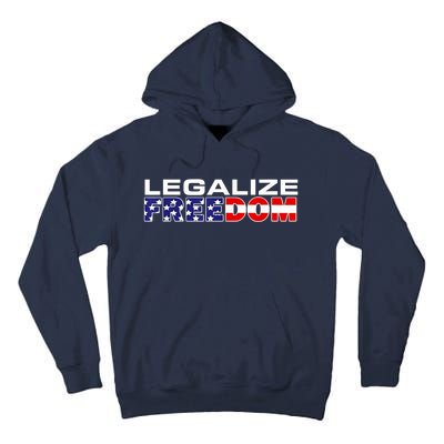 Legalize Freedom Republican American Flag I Voted For Trump Tall Hoodie