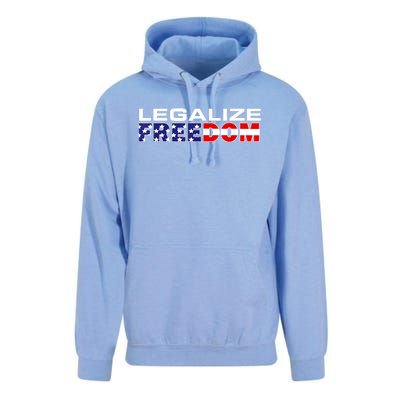 Legalize Freedom Republican American Flag I Voted For Trump Unisex Surf Hoodie