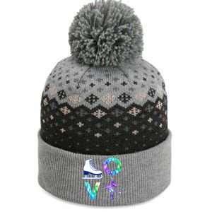 Love Figure Skating Ice Skater Girls Gift The Baniff Cuffed Pom Beanie