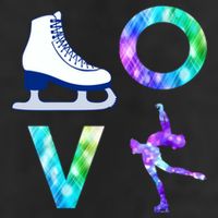 Love Figure Skating Ice Skater Girls Gift Trucker Hat