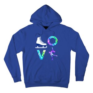 Love Figure Skating Ice Skater Girls Gift Hoodie