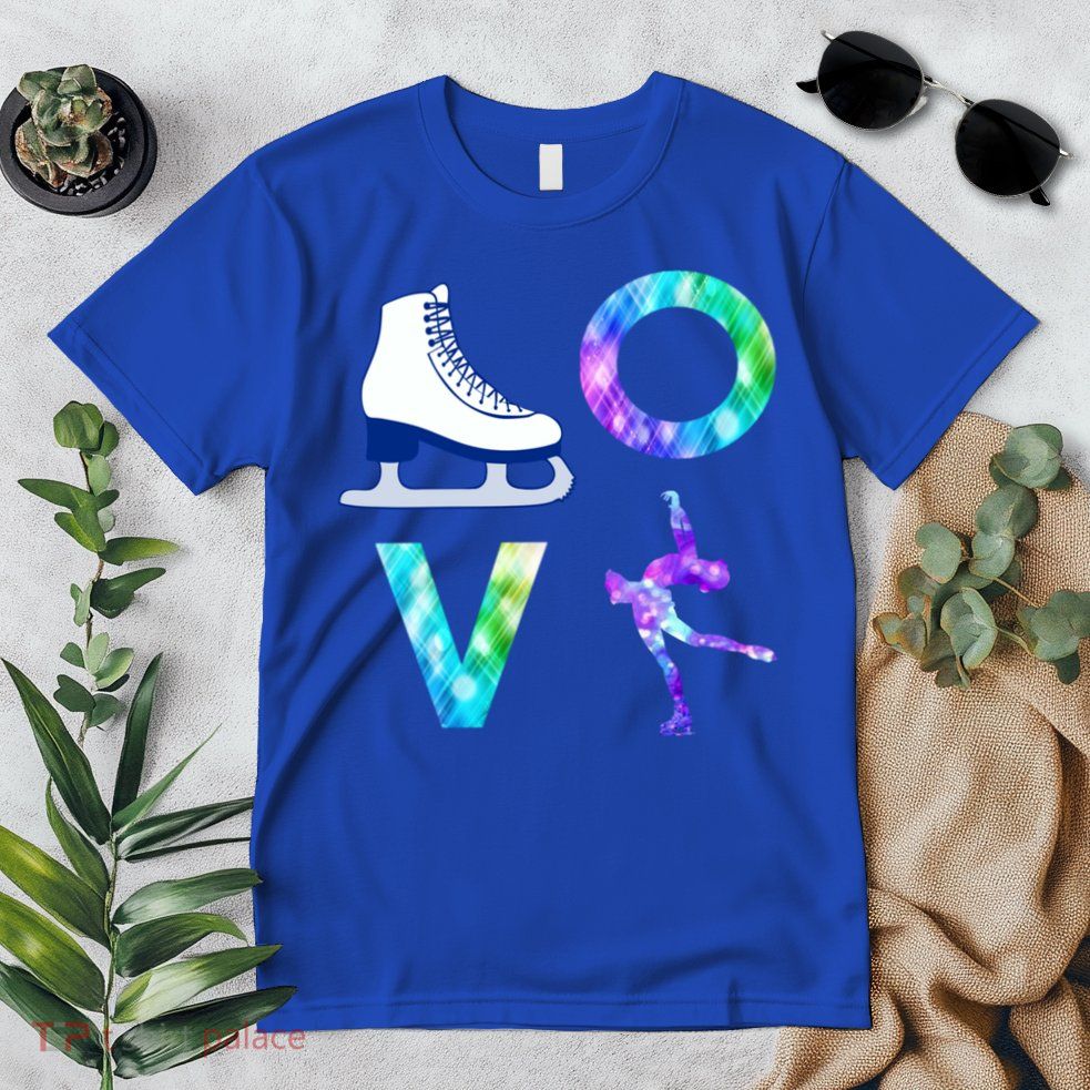 Love Figure Skating Ice Skater Girls Gift Premium T-Shirt