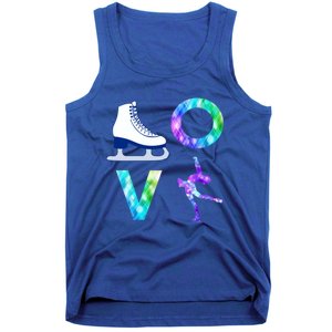 Love Figure Skating Ice Skater Girls Gift Tank Top