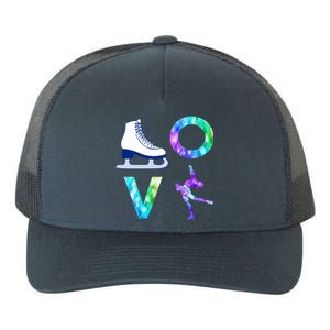 Love Figure Skating Ice Skater Girls Gift Yupoong Adult 5-Panel Trucker Hat