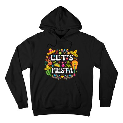 Let's Fiesta Shirt - Cinco De Mayo Tee Mexican Guitar Fiesta Hoodie