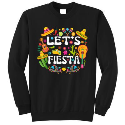 Let's Fiesta Shirt - Cinco De Mayo Tee Mexican Guitar Fiesta Sweatshirt