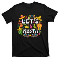 Let's Fiesta Shirt - Cinco De Mayo Tee Mexican Guitar Fiesta T-Shirt