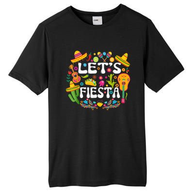 Let's Fiesta Shirt - Cinco De Mayo Tee Mexican Guitar Fiesta Tall Fusion ChromaSoft Performance T-Shirt