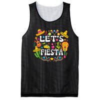 Let's Fiesta Shirt - Cinco De Mayo Tee Mexican Guitar Fiesta Mesh Reversible Basketball Jersey Tank