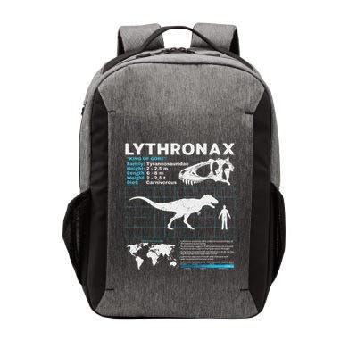 Lythronax Fact Sheet Dinosaur Facts Vector Backpack