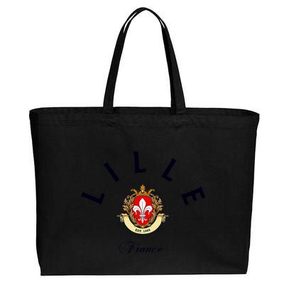 Lille France Souvenir Lille Gift Lille Fan Travel To France Cotton Canvas Jumbo Tote