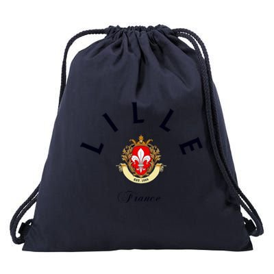 Lille France Souvenir Lille Gift Lille Fan Travel To France Drawstring Bag