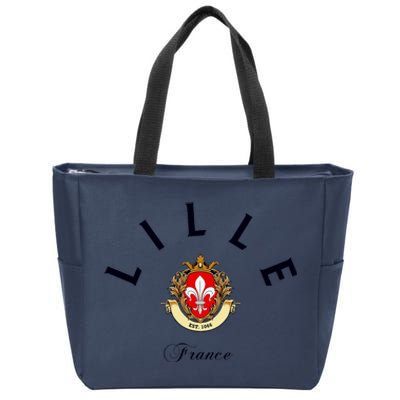 Lille France Souvenir Lille Gift Lille Fan Travel To France Zip Tote Bag