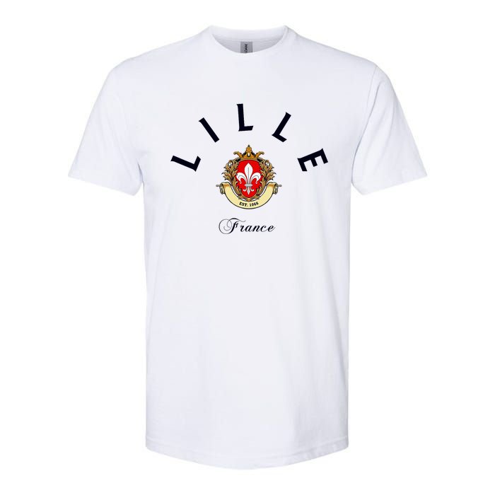 Lille France Souvenir Lille Gift Lille Fan Travel To France Softstyle CVC T-Shirt