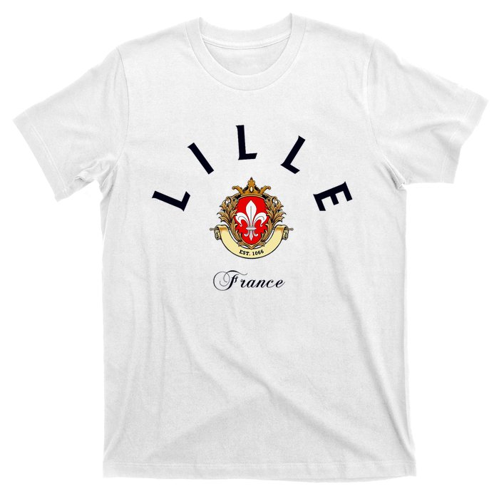 Lille France Souvenir Lille Gift Lille Fan Travel To France T-Shirt