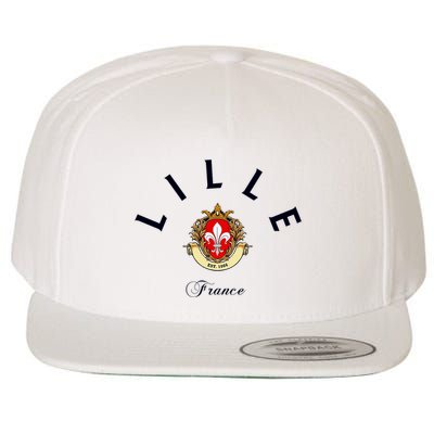 Lille France Souvenir Lille Gift Lille Fan Travel To France Wool Snapback Cap