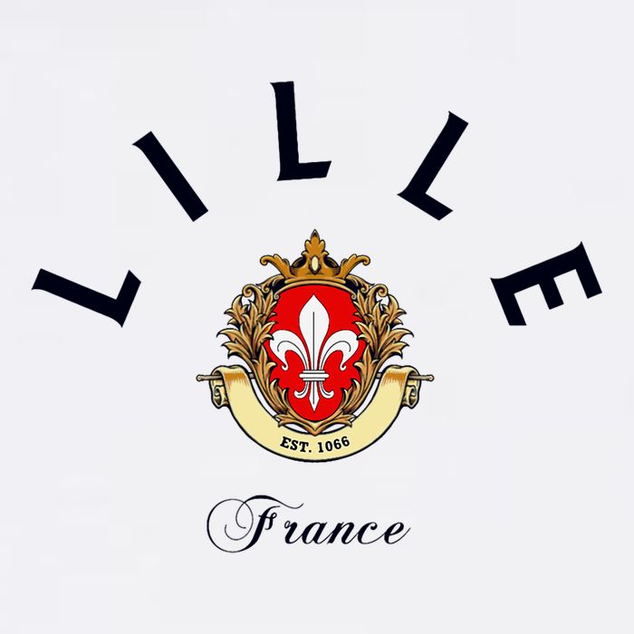 Lille France Souvenir Lille Gift Lille Fan Travel To France Kids T-Shirt