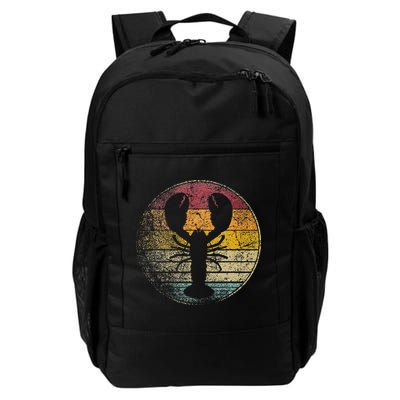 Lobster Fish Seafood Fishing Vintage Distressed Retro Style Backpack