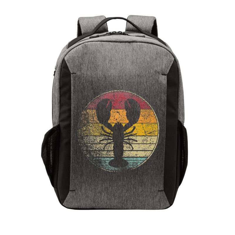 Lobster Fish Seafood Fishing Vintage Distressed Retro Style Vector Backpack