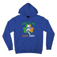 Lucky Fishing Shamrock Lucky St Patricks Day Funny Gift Hoodie