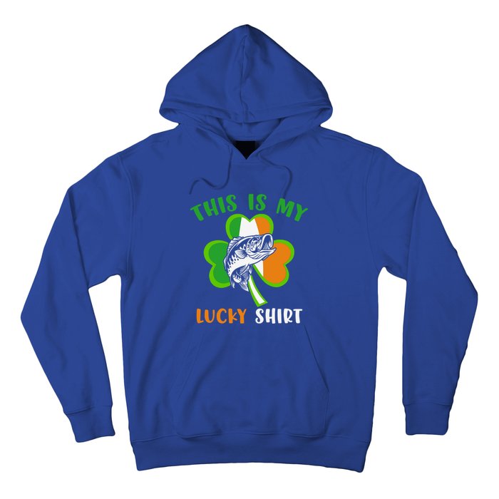 Lucky Fishing Shamrock Lucky St Patricks Day Funny Gift Hoodie