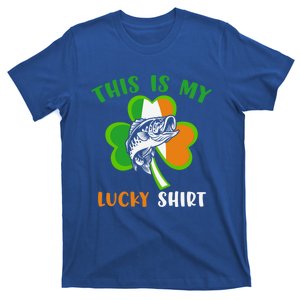 Lucky Fishing Shamrock Lucky St Patricks Day Funny Gift T-Shirt