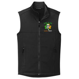 Lucky Fishing Shamrock Lucky St Patricks Day Funny Gift Collective Smooth Fleece Vest