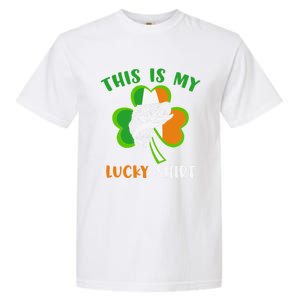 Lucky Fishing Shamrock Lucky St Patricks Day Funny Gift Garment-Dyed Heavyweight T-Shirt