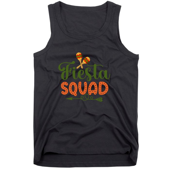 Let's Fiesta Squad Cinco De Mayo 5th May Mexican Tank Top