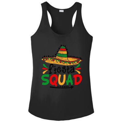 Let's Fiesta Squad Cinco De Mayo 5th May Mexican Ladies PosiCharge Competitor Racerback Tank