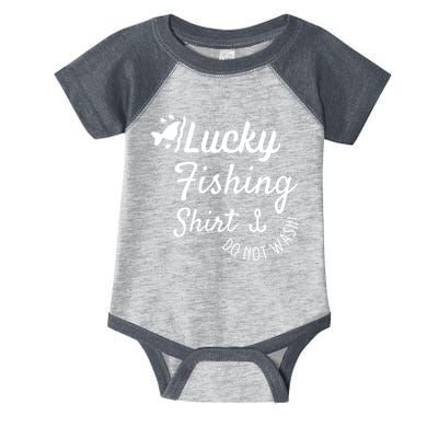 Lucky Fishing Shirt Do Not Wash Infant Baby Jersey Bodysuit