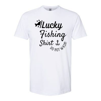 Lucky Fishing Shirt Do Not Wash Softstyle CVC T-Shirt