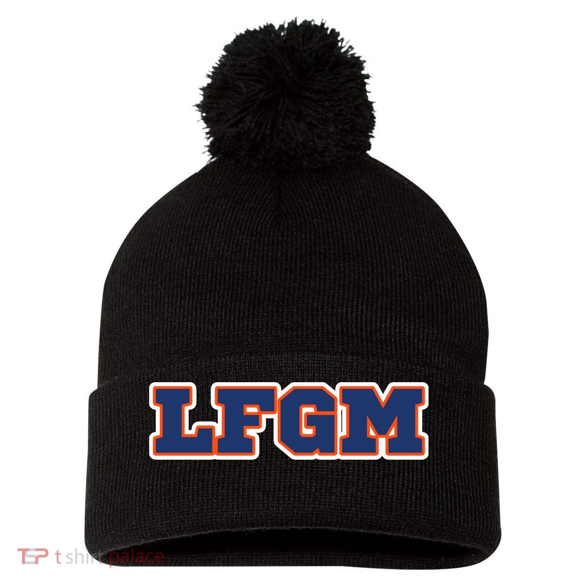 LFGM Fan Shirt Pom Pom 12in Knit Beanie