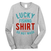 Lucky Fishing Shirt Do Not Wash Funny Fish Long Sleeve Shirt