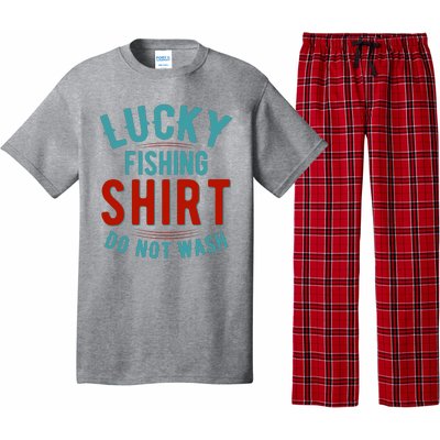 Lucky Fishing Shirt Do Not Wash Funny Fish Pajama Set