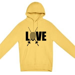 Love Fencing Sport Premium Pullover Hoodie