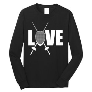 Love Fencing Sport Long Sleeve Shirt