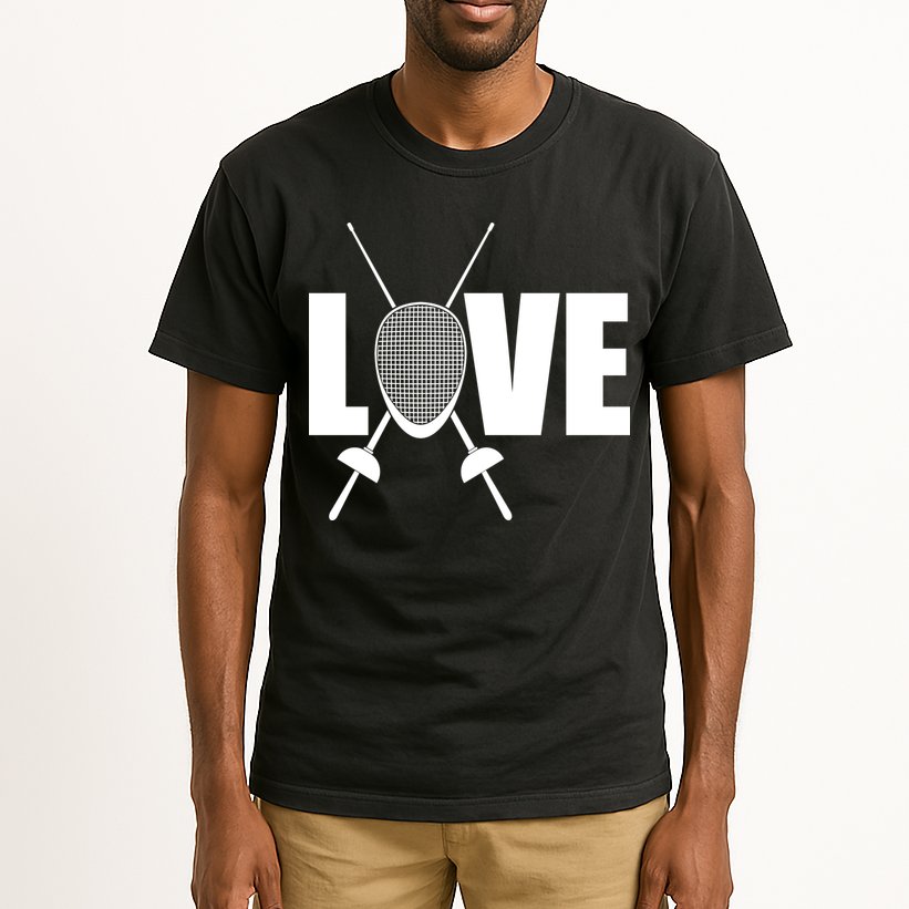 Love Fencing Sport Tall T-Shirt