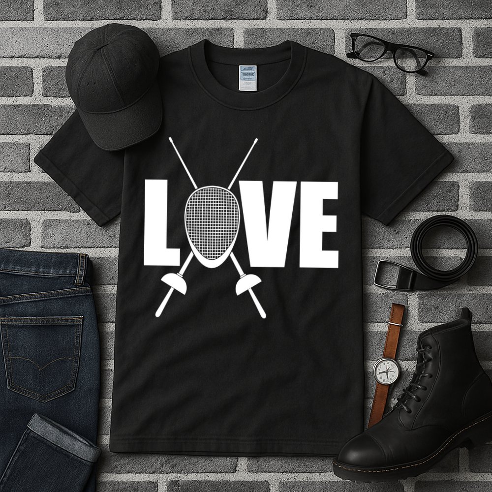 Love Fencing Sport Tall T-Shirt
