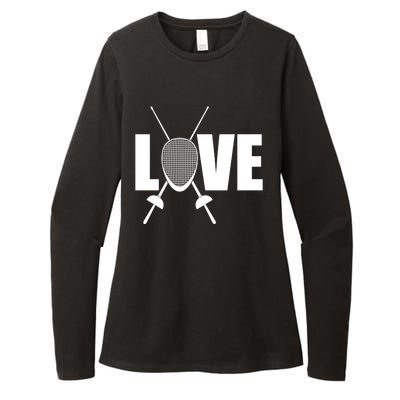 Love Fencing Sport Womens CVC Long Sleeve Shirt