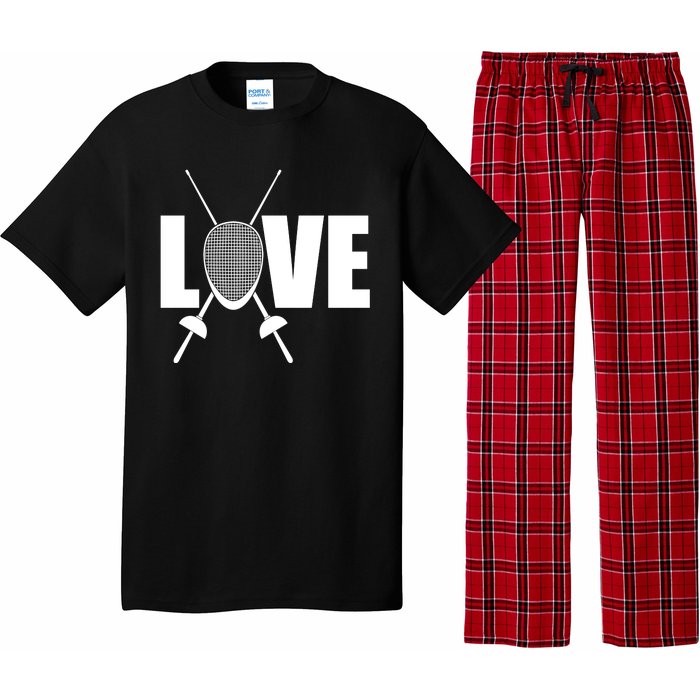 Love Fencing Sport Pajama Set