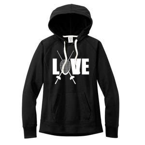 Love Fencing Sport Women's Fleece Hoodie