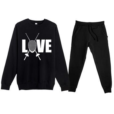 Love Fencing Sport Premium Crewneck Sweatsuit Set