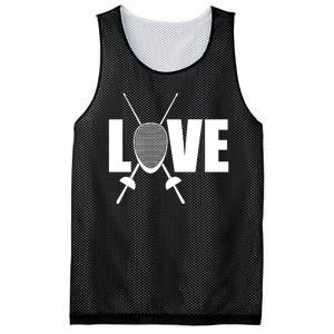 Love Fencing Sport Mesh Reversible Basketball Jersey Tank