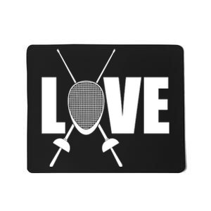 Love Fencing Sport Mousepad