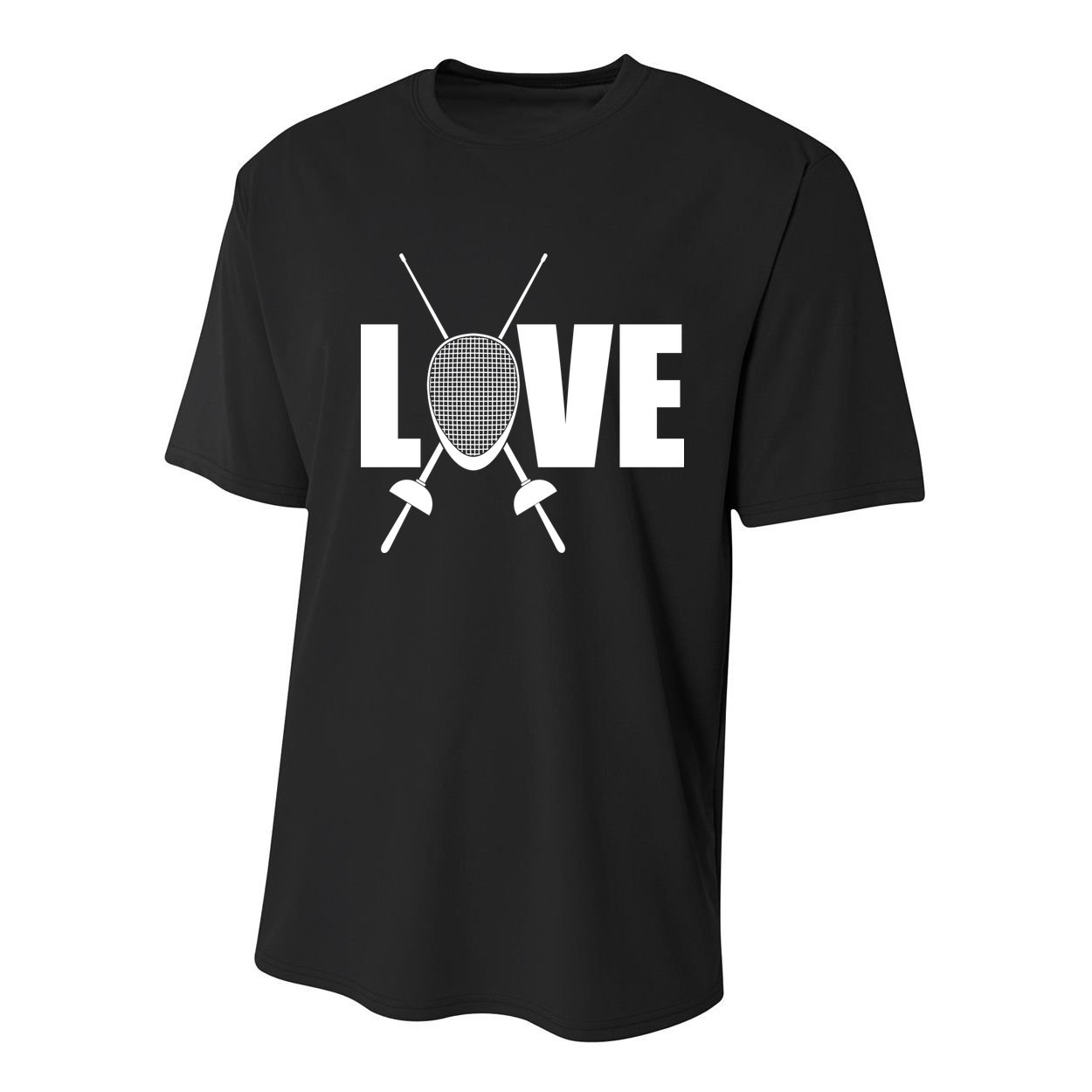Love Fencing Sport Youth Performance Sprint T-Shirt