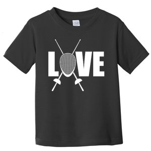 Love Fencing Sport Toddler T-Shirt